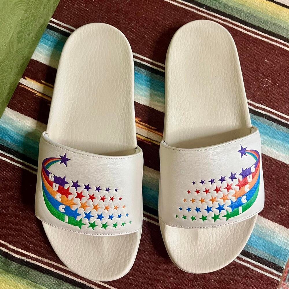 Gucci rainbow pursuit slide sandal - Picture 2 of 8